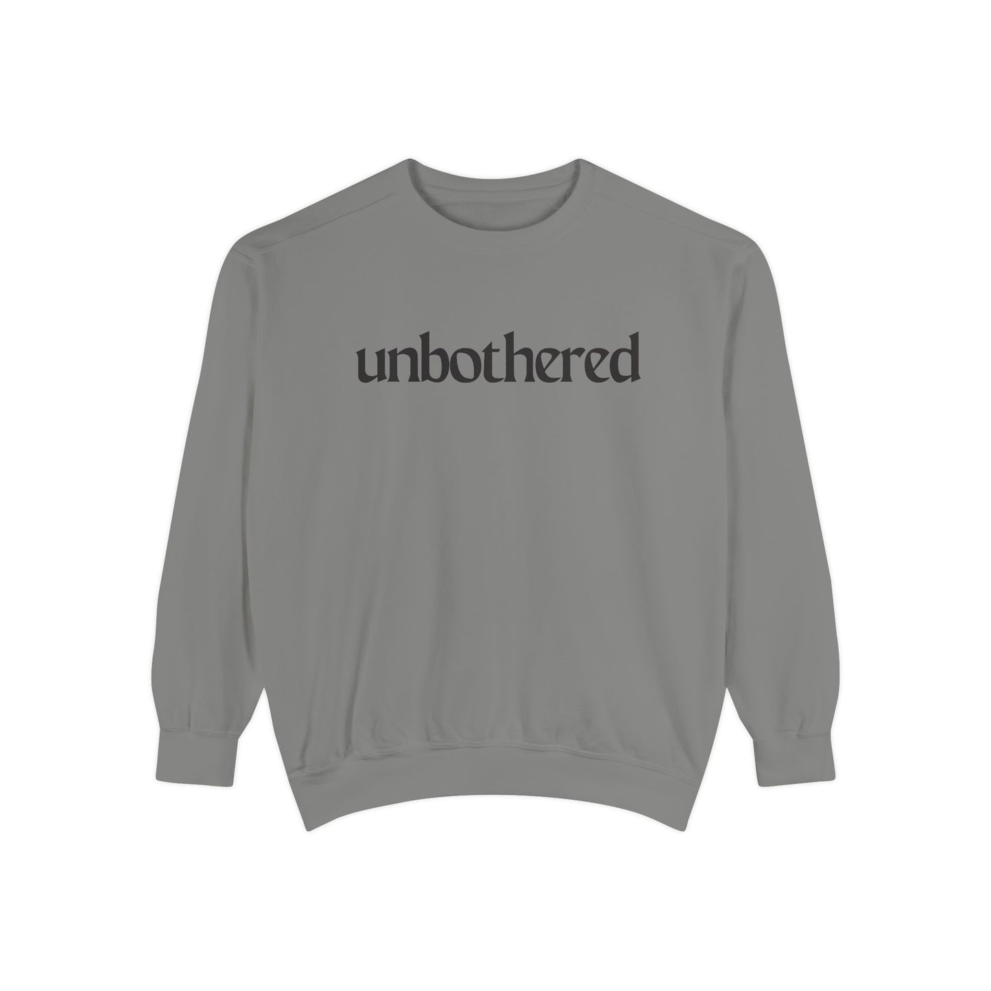 Unisex Garment-Dyed Sweatshirt - 'Unbothered' | Cozy Relaxation Apparel | Gift for Him & Her | Casual Wear for All Occasions, [...]