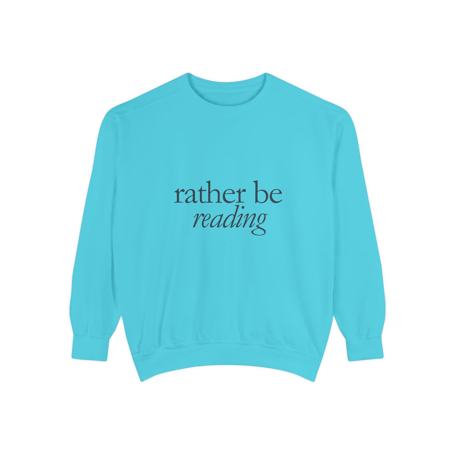 Cozy Reading Sweatshirt, Unisex Garment-Dyed Crew, Perfect Gift for Book Lovers, Ideal for Cozy Nights, Gift for Readers, Literary Gift