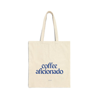Coffee Aficionado Tote Bag | Eco-Friendly Cotton Shopping Bag | Gift for Coffee Lovers, Reusable Grocery Tote, Trendy Everyday Bag