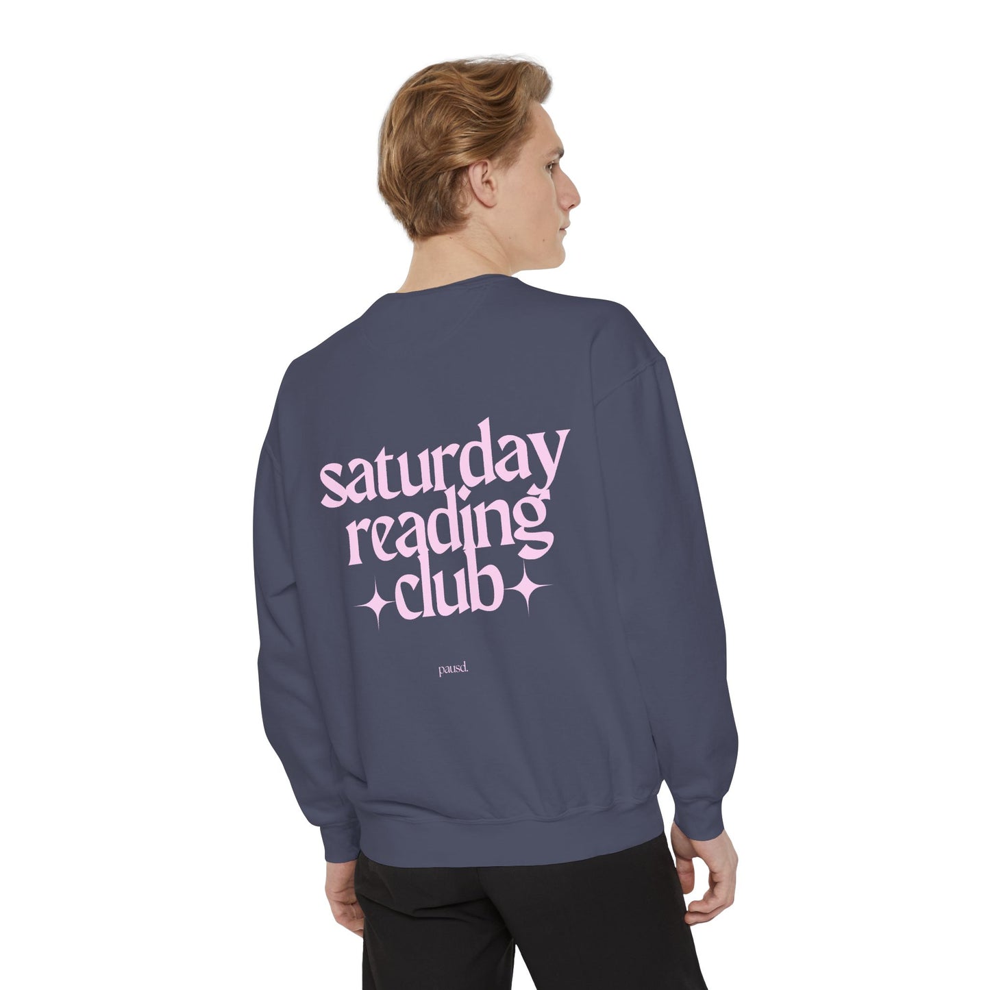 saturday reading club | Unisex Garment-Dyed Sweatshirt