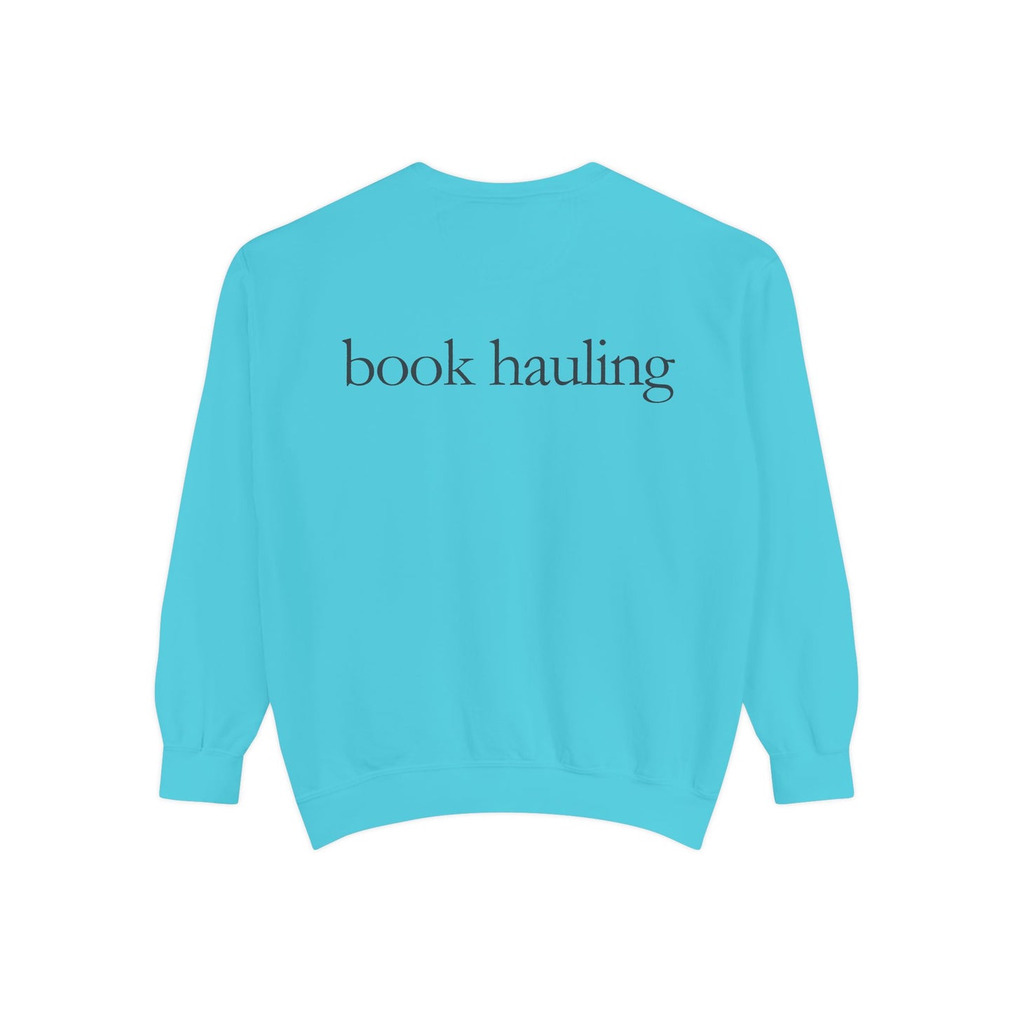 Cozy Book Hauling Sweatshirt | Unisex Fashion Sweatshirt, Gift for Book Lovers, Reading Sweatshirt, Literature Apparel, Casual Outfit