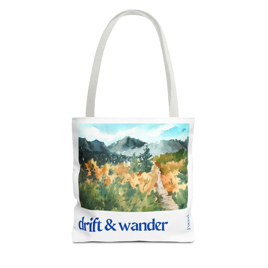 Drift and Wander Tote Bag - Perfect for Nature Lovers, Eco-Friendly Shopping, Beach Days, or Gift Giving