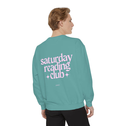 saturday reading club | Unisex Garment-Dyed Sweatshirt