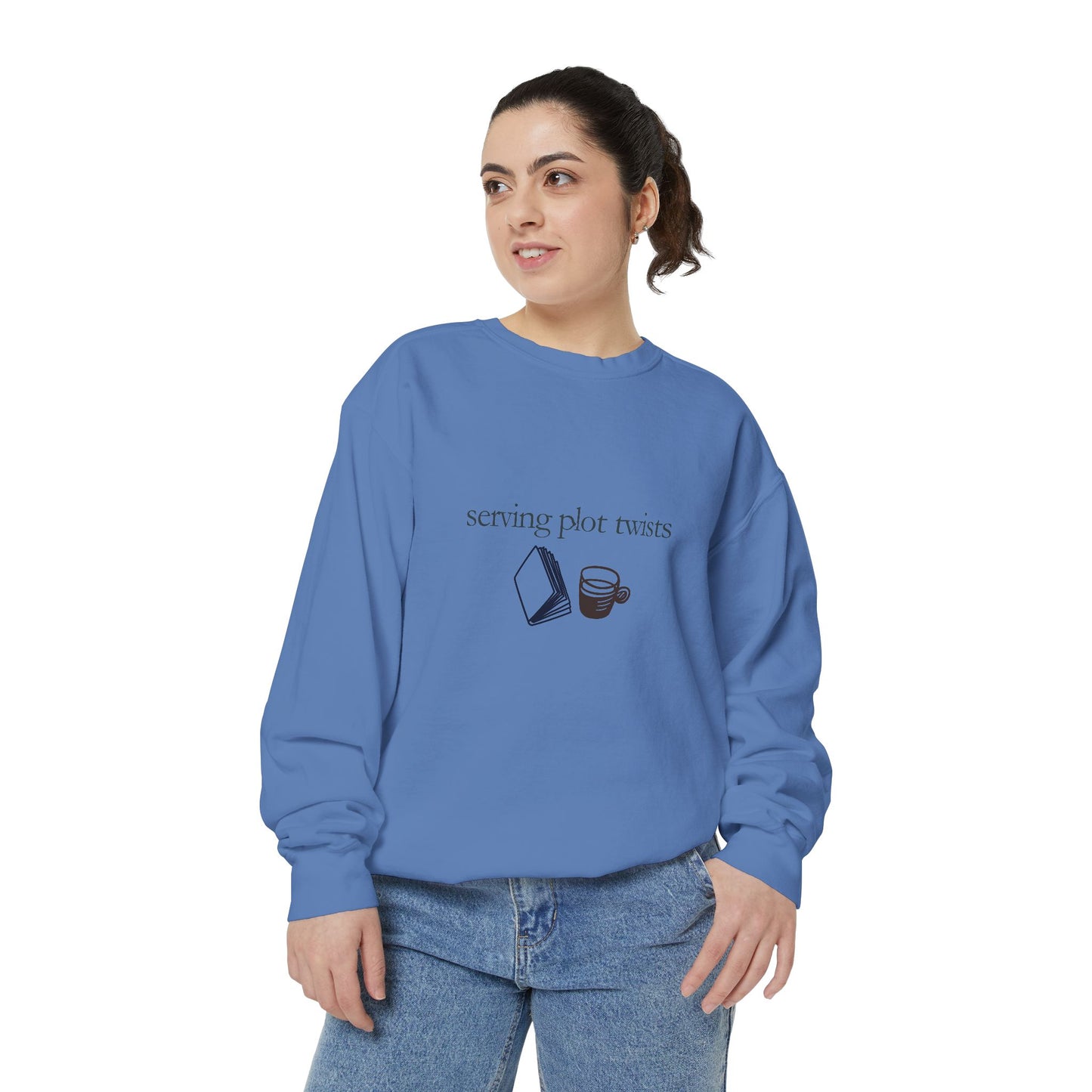 Cozy Garment-Dyed Sweatshirt - Perfect for Writers, Book Lovers, and Relaxed Gatherings | Ideal Gift for Holidays, Birthdays, Cozy [...]