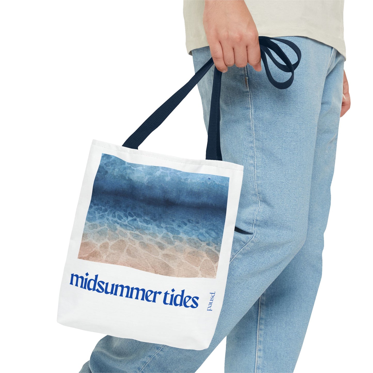 Midsummer Tides Tote Bag - Perfect for Nature Lovers, Eco-Friendly Shopping, Beach Days, or Gift Giving
