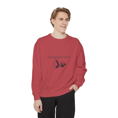 Cozy Garment-Dyed Sweatshirt - Perfect for Writers, Book Lovers, and Relaxed Gatherings | Ideal Gift for Holidays, Birthdays, Cozy [...]