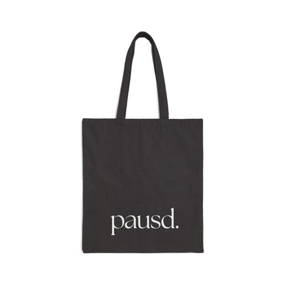 Chic Cotton Canvas Tote Bag | Eco-Friendly, Book Lover's Gift, Reading Bag, Stylish Shopping Tote, Minimalist Design
