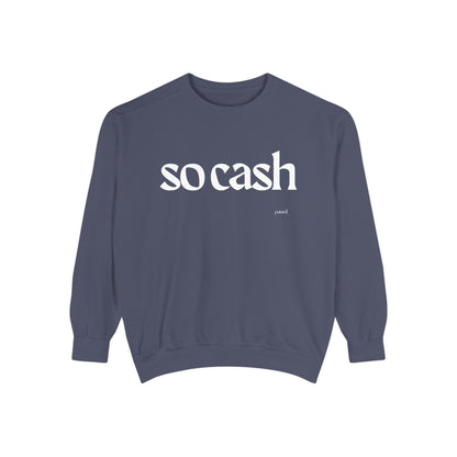 Cozy Unisex Garment-Dyed Sweatshirt, Relaxed Comfort, Perfect for Lounging, Gifts for Friends, Cozy Casual Wear, Trendy Layering