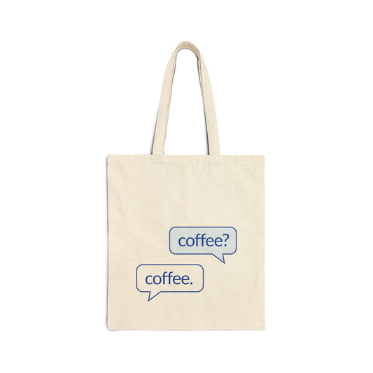 Coffee Lovers' Tote Bag, Chic Grocery Bag, Cute Gift for Her, Eco-Friendly Reusable Tote, Casual Daily Carryall