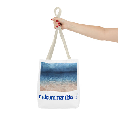 Midsummer Tides Tote Bag - Perfect for Nature Lovers, Eco-Friendly Shopping, Beach Days, or Gift Giving