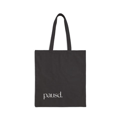 Chic Cotton Canvas Tote Bag with 'ugh.' and 'pausd.' Designs | Stylish Eco-Friendly Shopper, Gifts for Minimalists, Reusable Grocery [...]