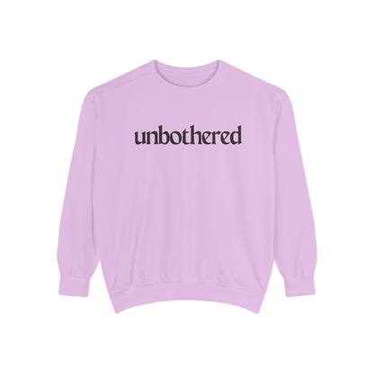 Unisex Garment-Dyed Sweatshirt - 'Unbothered' | Cozy Relaxation Apparel | Gift for Him & Her | Casual Wear for All Occasions, [...]