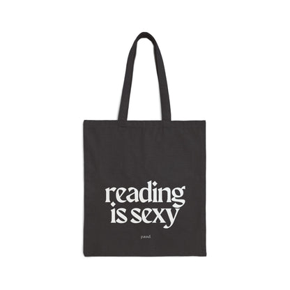Reading is Sexy Tote Bag, Eco-Friendly Shopper, Book Lover Gift, Casual Canvas Bag, Library Accessory, Pausd Brand Tote