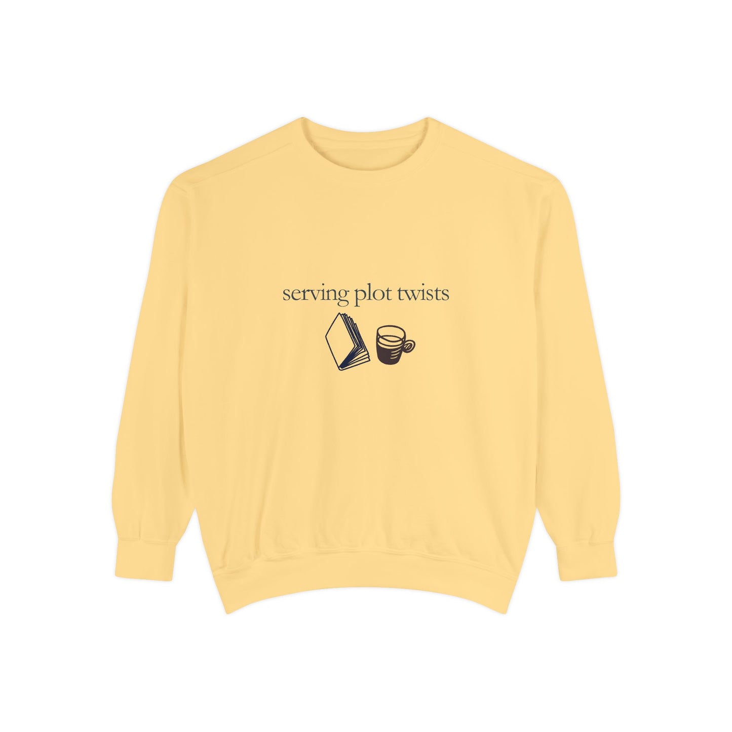 Cozy Garment-Dyed Sweatshirt - Perfect for Writers, Book Lovers, and Relaxed Gatherings | Ideal Gift for Holidays, Birthdays, Cozy [...]