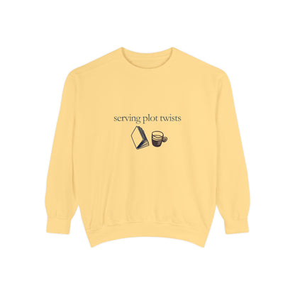 Cozy Garment-Dyed Sweatshirt - Perfect for Writers, Book Lovers, and Relaxed Gatherings | Ideal Gift for Holidays, Birthdays, Cozy [...]