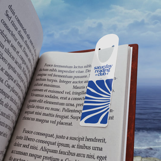 Stylish Bookmark for Book Lovers, Saturday Reading Club Gift, Unique Book Marker, Reading Accessories, Perfect for Literary Gifts