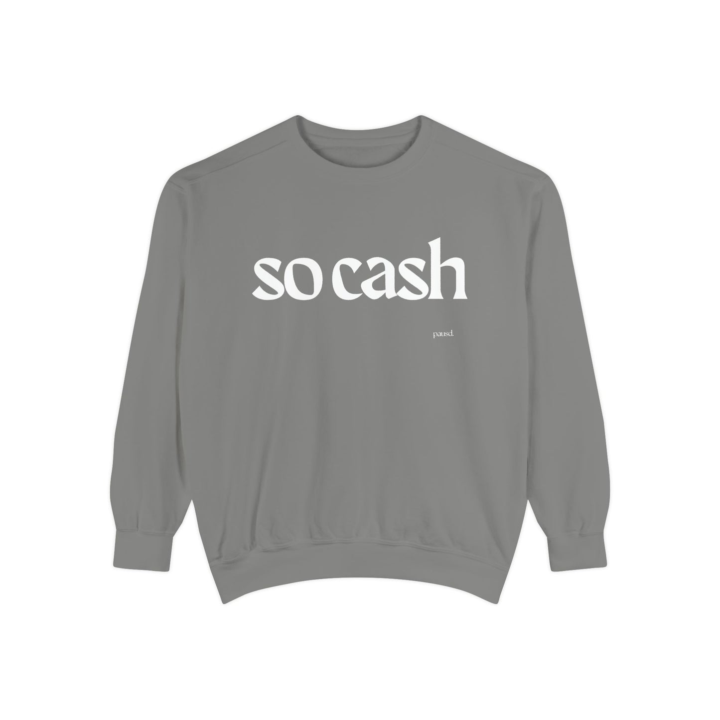 Cozy Unisex Garment-Dyed Sweatshirt, Relaxed Comfort, Perfect for Lounging, Gifts for Friends, Cozy Casual Wear, Trendy Layering
