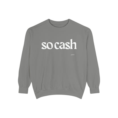 Cozy Unisex Garment-Dyed Sweatshirt, Relaxed Comfort, Perfect for Lounging, Gifts for Friends, Cozy Casual Wear, Trendy Layering