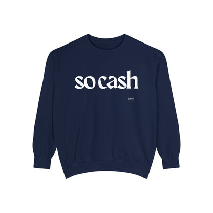 Cozy Unisex Garment-Dyed Sweatshirt, Relaxed Comfort, Perfect for Lounging, Gifts for Friends, Cozy Casual Wear, Trendy Layering