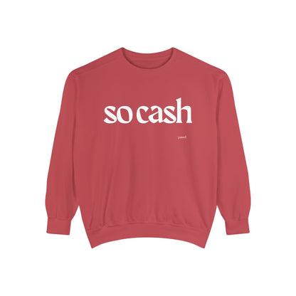 Cozy Unisex Garment-Dyed Sweatshirt, Relaxed Comfort, Perfect for Lounging, Gifts for Friends, Cozy Casual Wear, Trendy Layering