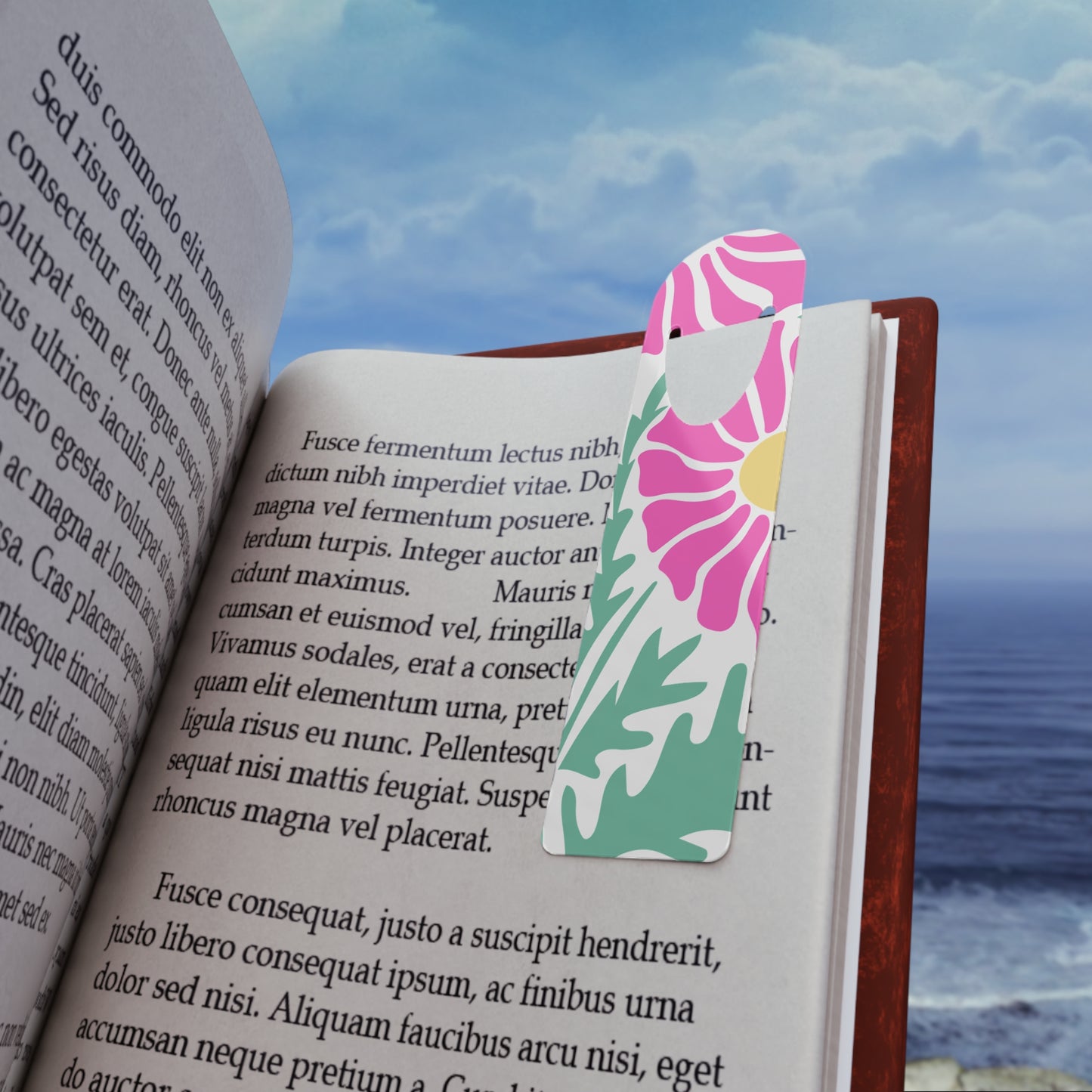 Floral Metal Bookmark - Elegant Reading Accessory, Gift for Book Lovers, Perfect for Book Clubs, Mother's Day, or Any Occasion