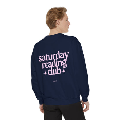 saturday reading club | Unisex Garment-Dyed Sweatshirt