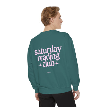 saturday reading club | Unisex Garment-Dyed Sweatshirt