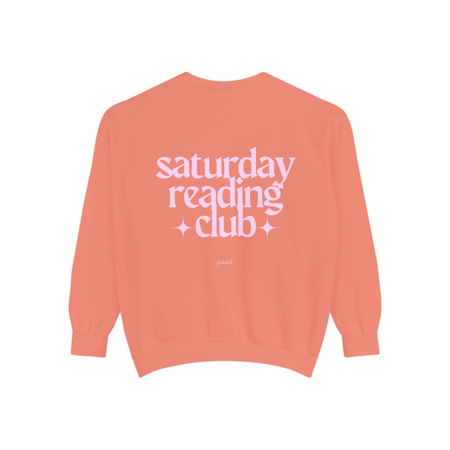 saturday reading club | Unisex Garment-Dyed Sweatshirt