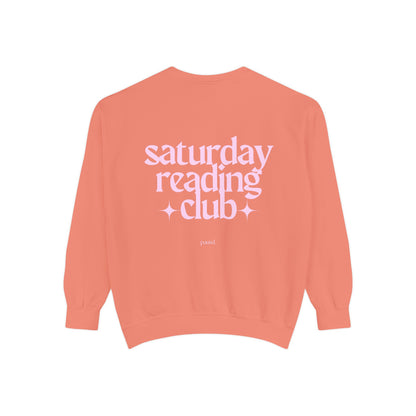 saturday reading club | Unisex Garment-Dyed Sweatshirt