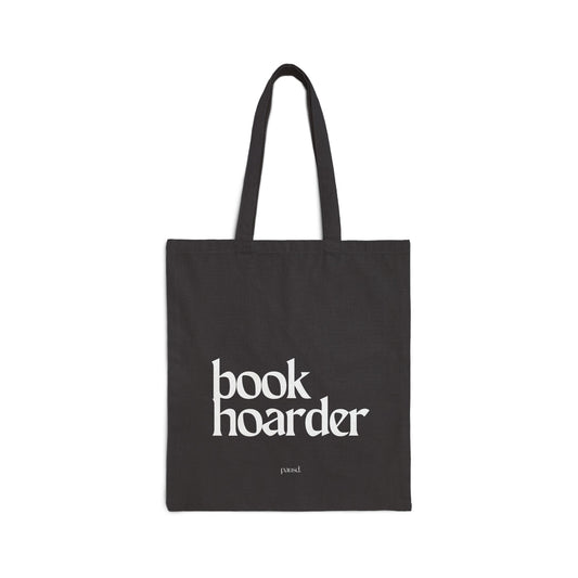 Book Hoarder Tote Bag, Stylish Cotton Canvas Bag, Perfect for Book Lovers, Reading Gifts, Eco-Friendly Shopping Bag