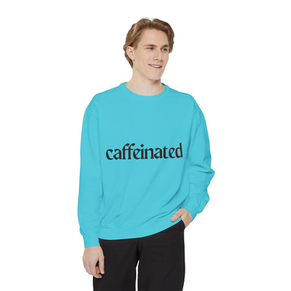 Caffeinated Unisex Garment-Dyed Sweatshirt | Cozy Coffee Lover Apparel, Perfect for Casual Outings, Gift for Coffee Enthusiasts, [...]